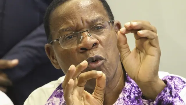 Bernard Membe, candidat du parti d'opposition tanzanien ACT-Wazalendo à la présidence