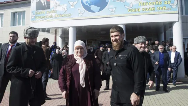 Ramzan and Ayman Kadyrov 2018