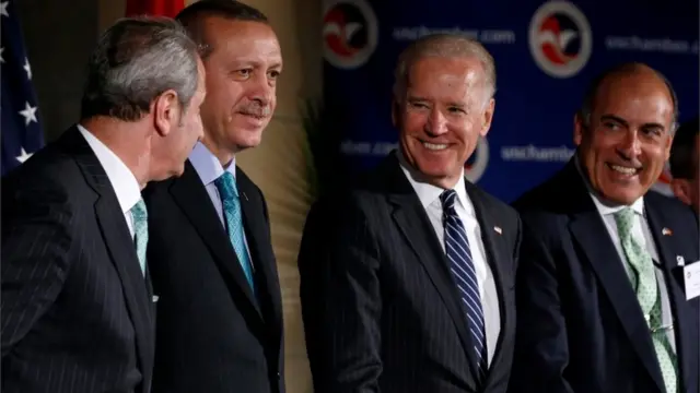 امریکی صدر اور رجب طیب اردوغان