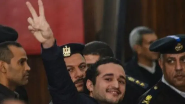 أحمد دومة كان من أبرز وجوه ثورة 25 يناير/ كانون الأول 2011 التي أطاحت بالرئيس حسني مبارك