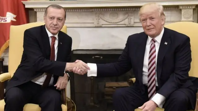 डोनल्ड ट्रंप और रिचैप तैय्यप अर्दोआन
