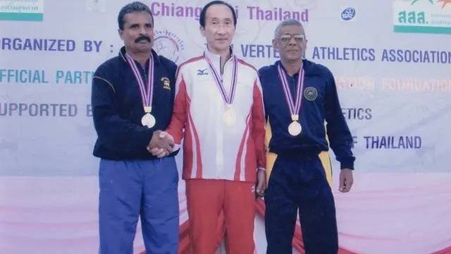 Record holding Sri Lankan senior sprinter Tilsen Wijey