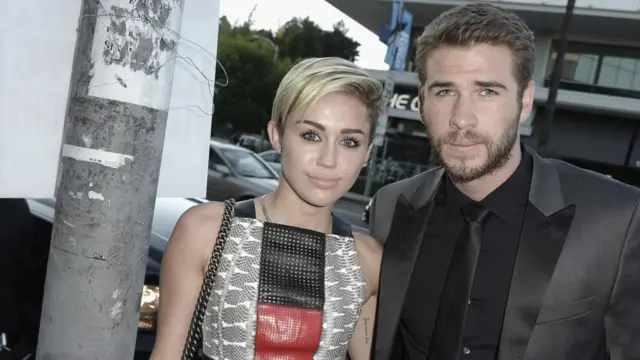 Liam Hemsworth and Miley Cyrus