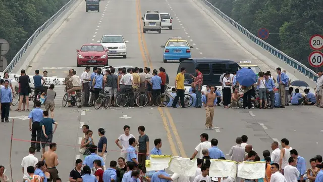 Manifestación de trabajadores