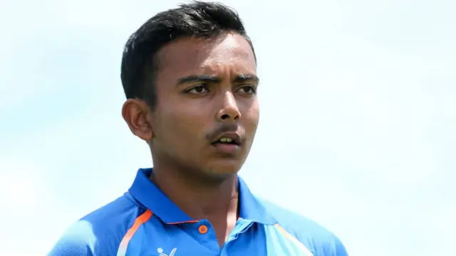 पृथ्वी शॉ, Prithvi Shaw
