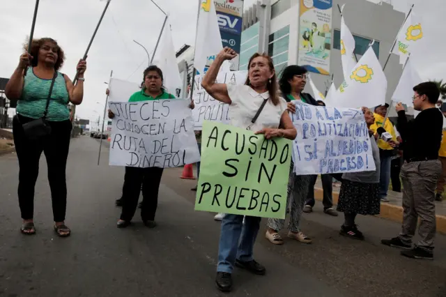 Simpatizantes de Toledo.