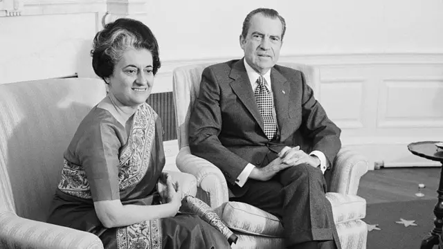 ইন্দিরা গান্ধী ও নিক্সন