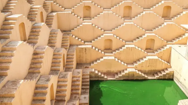 Panna Meena ka Kund step-well of Jaipur, Rajasthan, India