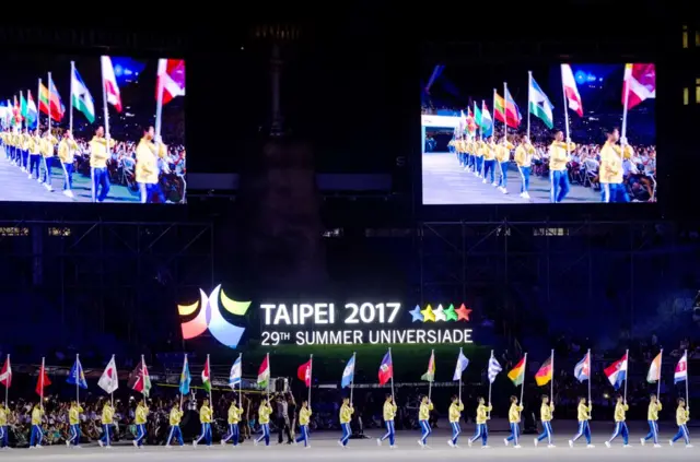 据台湾教育部资讯，目前在台就学的东南亚学生为31531人（图为台北2017年世界大学生运动会资料照片）