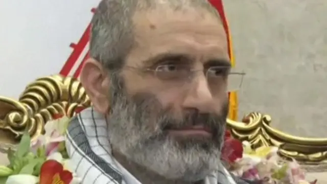Screenshot of Iranian diplomat Assadollah Assadi on Iranian state TV following his release by Belgium