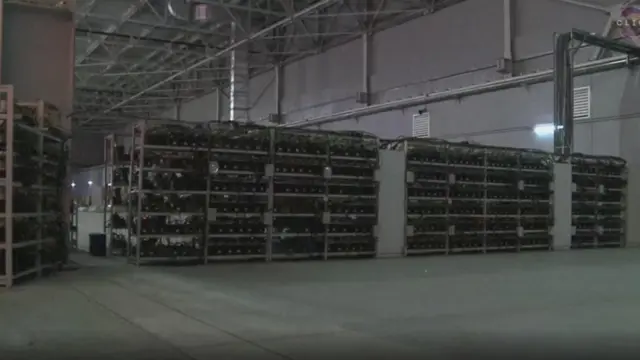 Mina de criptomonedas en Plattsburg, Estados Unidos.