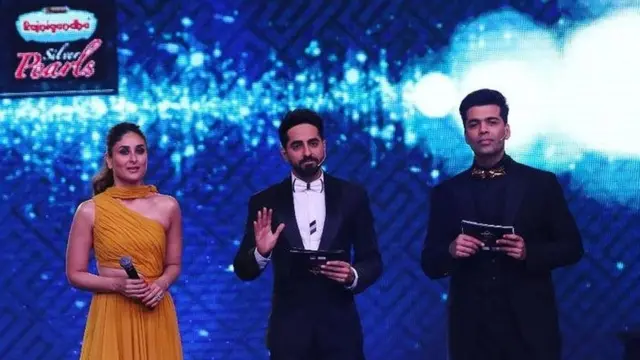 दिग्दर्शक करण जोहर आणि अभिनेता आयुष्यमान खुराना यांनी कार्यक्रमाचं सूत्रसंचालन केलं.