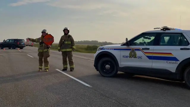 القبض على مايلز ساندرسون في روسترن، ساسكاتشوان