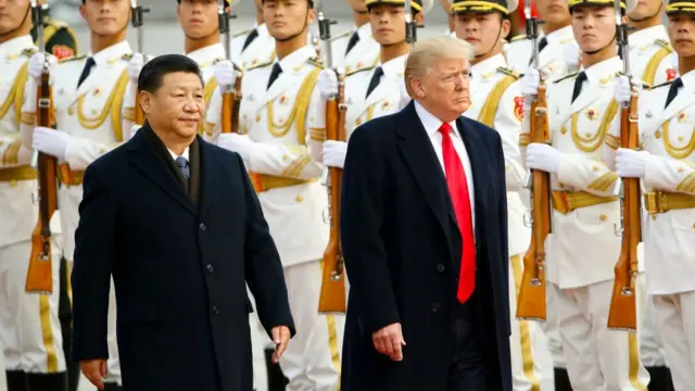 Xi Jinping y Donald Trump.