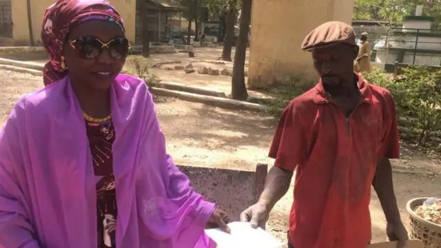 Bilkisu Ibrahim est devenu aveugle à l'âge de 12 ans.