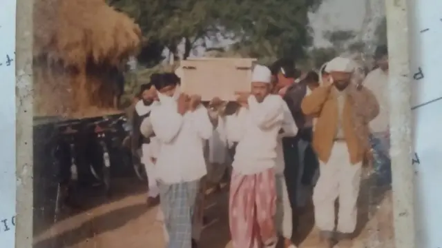 साफ़िया ख़ातून का जनाजा