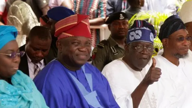 Ambode, Tinubu, Arẹgbẹṣọla ati igbakeji gomina ipinlẹ Eko