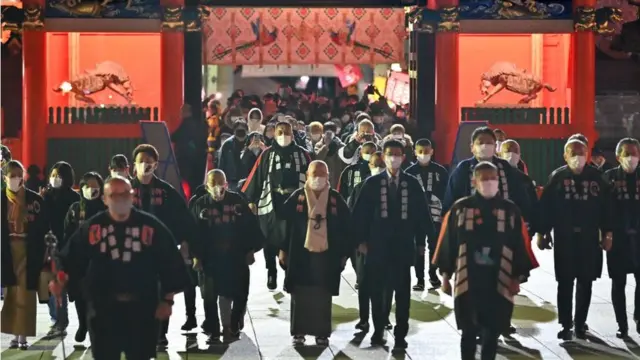 Новогодняя молитва в Токио