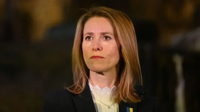Kaja Kallas, primera ministra de Estonia.