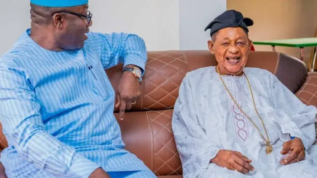 Gomina Kayode Fayemi ati Alaafin Ọyọ