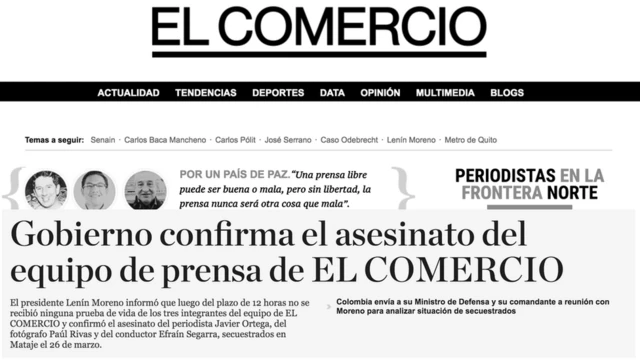 Dierio el Comercio web
