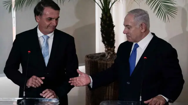 Bolsonaro, Benyamin Netanyahu ile de bir araya gelmişti.