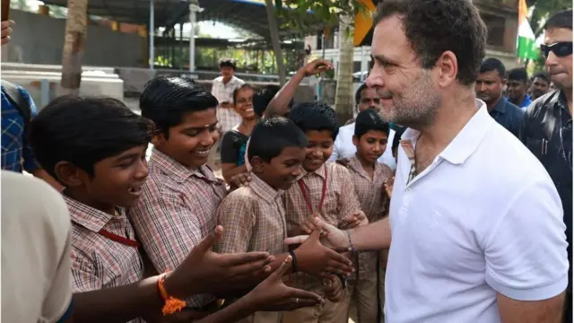 राहुल गांधी भारत जोडो यात्रेदरम्यान.