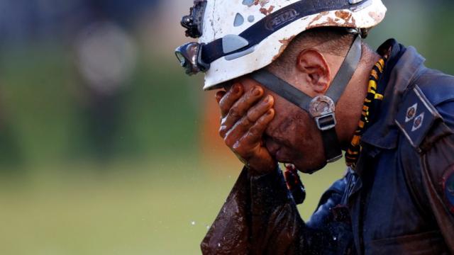 Integrante das equipes de resgate às vítimas da tragédia em Brumadinho