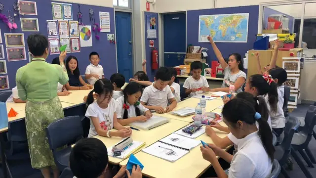 Một lớp học của Trường Việt ngữ Inner West