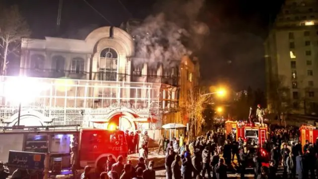 روابط ایران و عربستان دو سال پیش پس از حمله به اماکن دیپلماتیک سعودی در تهران و مشهد قطع شد