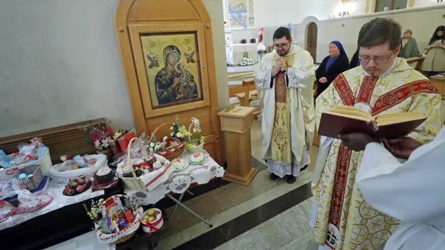 Католическая месса в храме Казани