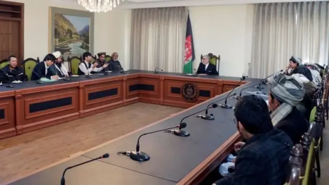 رئیس اجرایی افغانستان نیر روز گذشته با شماری از بزرگان ولایت غزنی دیدار کرده است