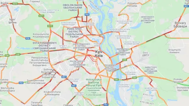 Пробки у Києві