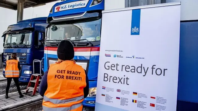 Motoristas sendo alertados para impactos do Brexit no terminalcomo apostarcomo apostar em lutaslutasRotterdam, na Holanda