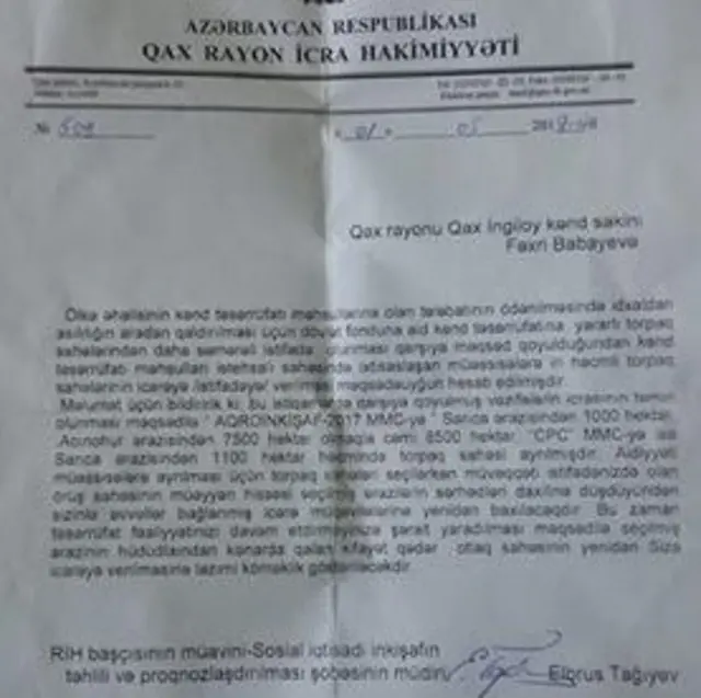 Ceyranlar təhlükədə, Ekofront, Acınohur, Qax rayon İcra Hakimiyyəti