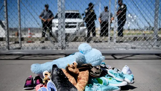 Frontera entre Estados Unidos y México a la altura de Texas