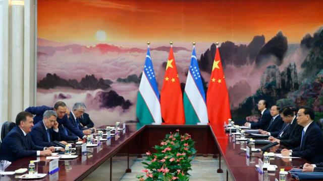 Китайско-узбекская встреча на высоком уровне
