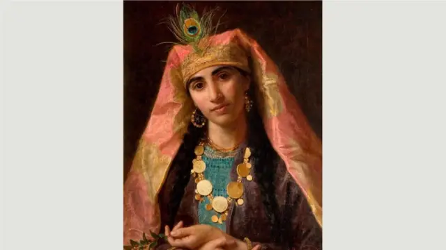 舍赫拉查德（画家安德森Sophie Gengembre Anderson所画）在夜深人静的时候给国王讲故事，不仅拯救自己 ，还成了说故事人中的英雄（Credit：Alamy）