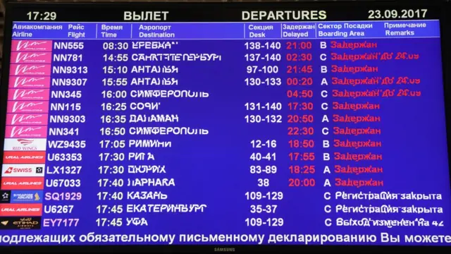 С субботы были задержаны десятки рейсов "ВИМ-Авиа"