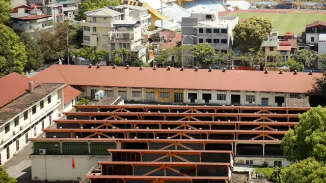 Khu đất 61 Trần Phú nguyên là trụ sở và nhà máy của Công ty Cổ phần Thiết bị Bưu điện vào thời điểm tháng 5/2020