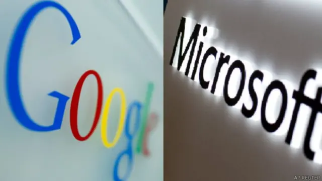 गूगल, माइक्रोसॉफ्ट
