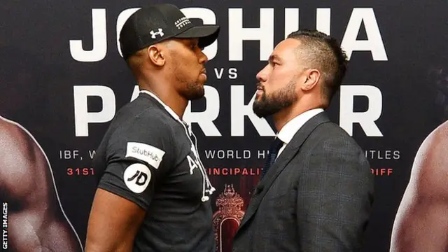 Anthony Joshua and Joseph Parker