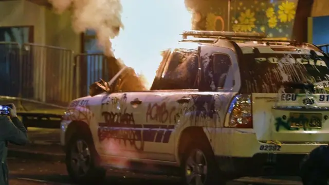 Protestas en Ecuador