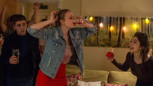 East Enders dizisinden bir kare