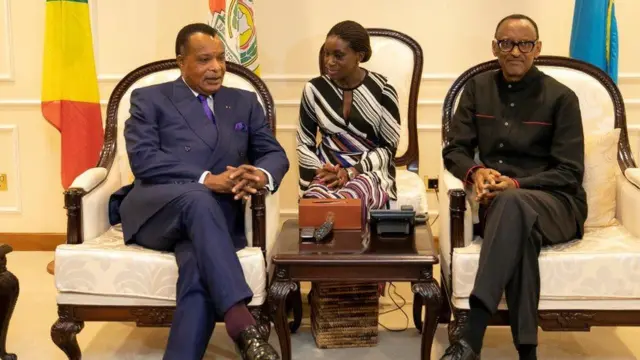 Denis Sassou N'guesso, umukuru w'igihugu ca Congo Brazaville