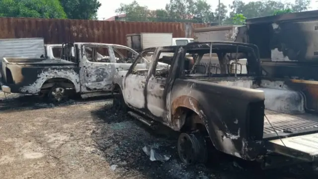 Ụlọ igwe na-enye ọkụ a gbara ọkụ