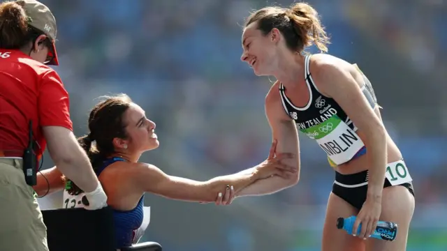 Abbey D'Agostino e Nikki Hamblin