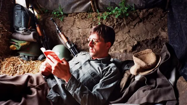 Srđan Veljović kao vojnik na Kosovu