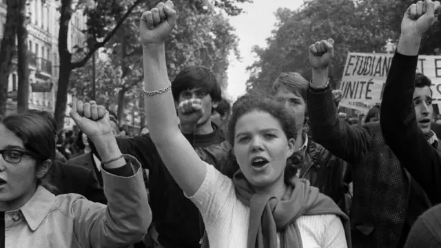 Protesta del mayo francés.
