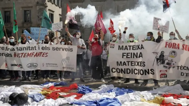 забастовка в Испании